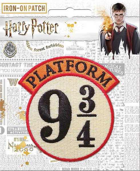 Harry Potter Nine and Three Quarters Iron On Patch