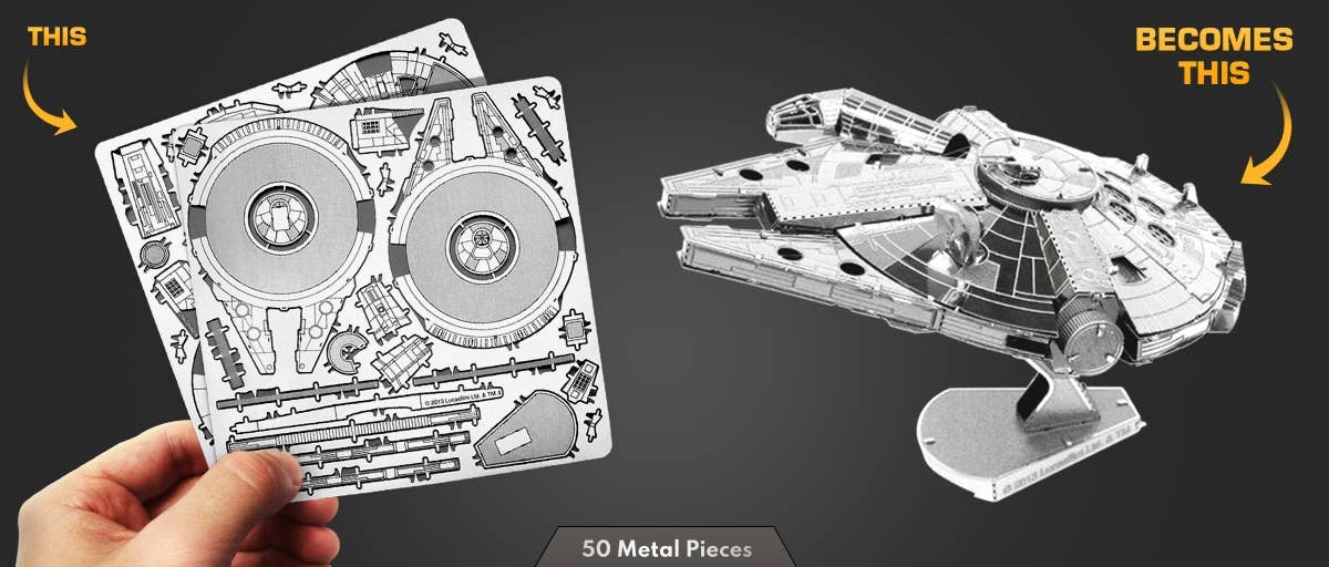 Millennium Falcon Metal Earth Model Kit