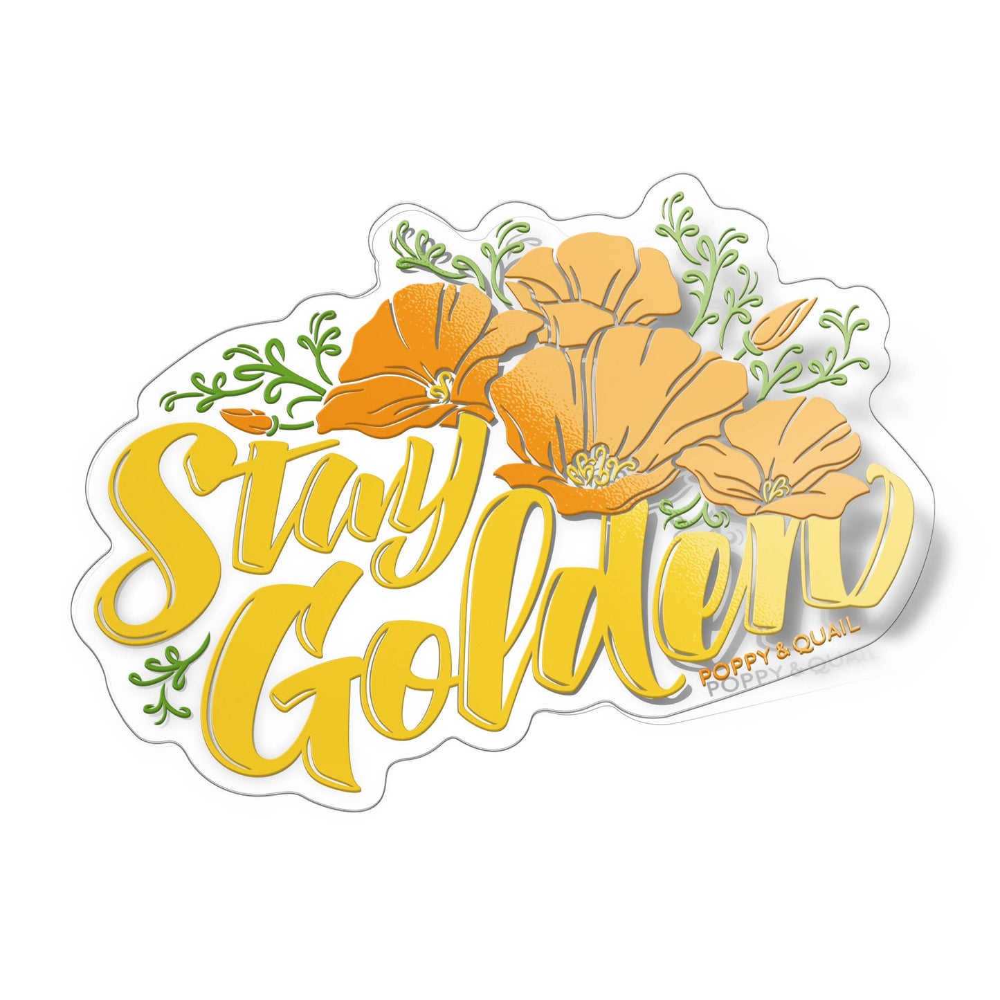 Stay Golden Sticker