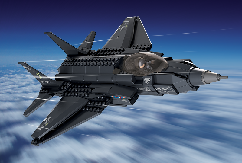 F-15 Eagle Building Brick Kit (252 Pcs)