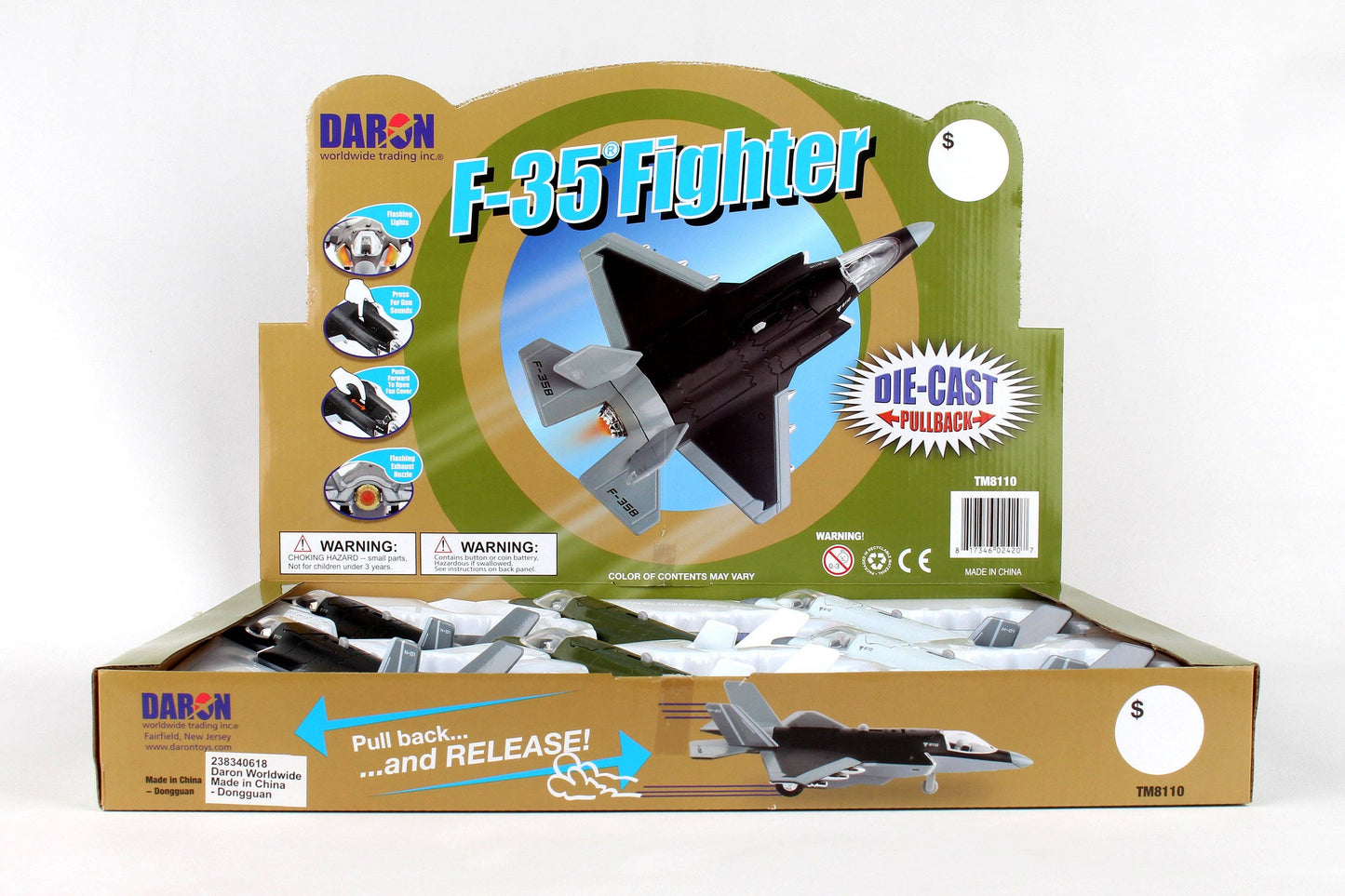 F-35 Lightning Pullback Toy with Lights and Sounds