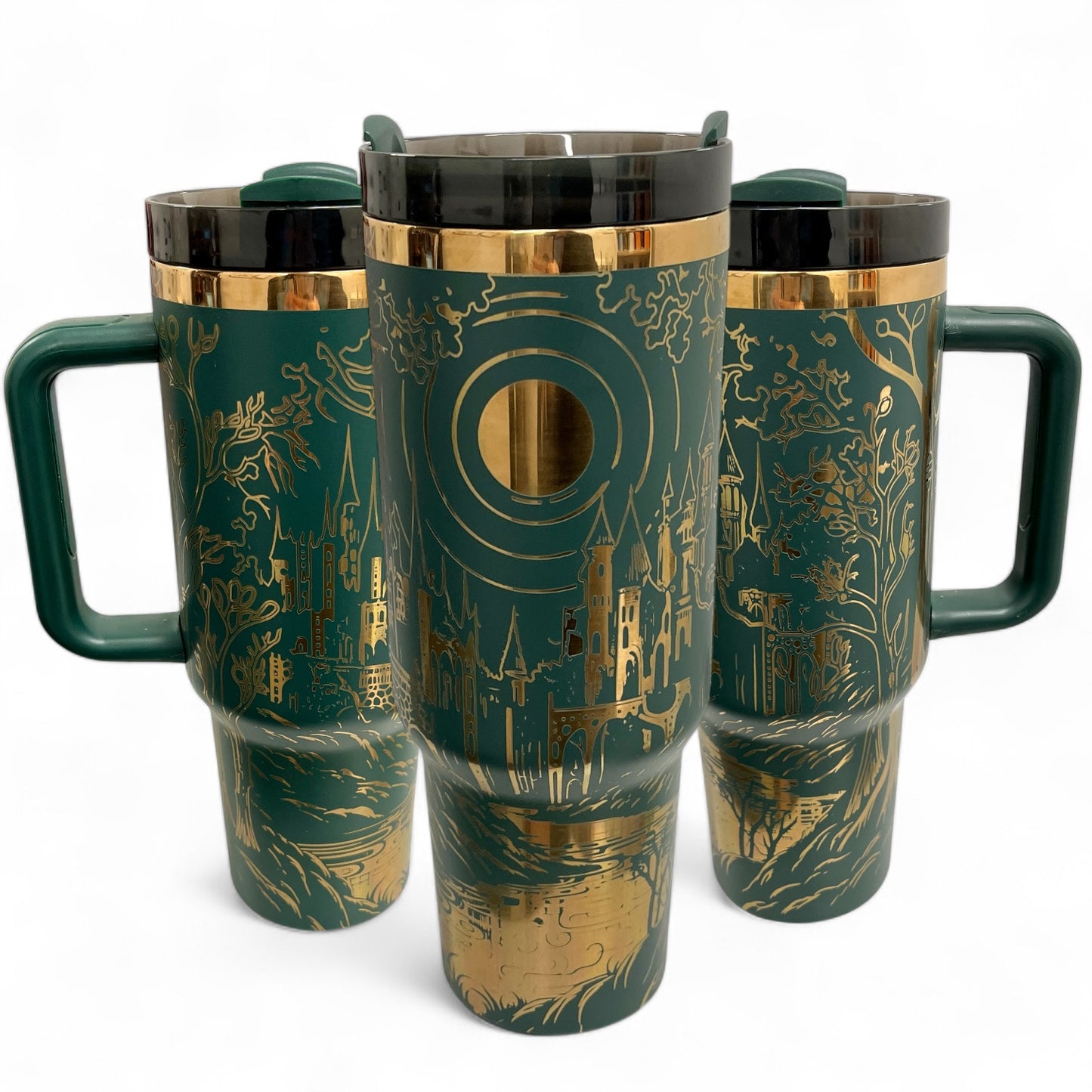 Elven Forest Engraved Car Cup