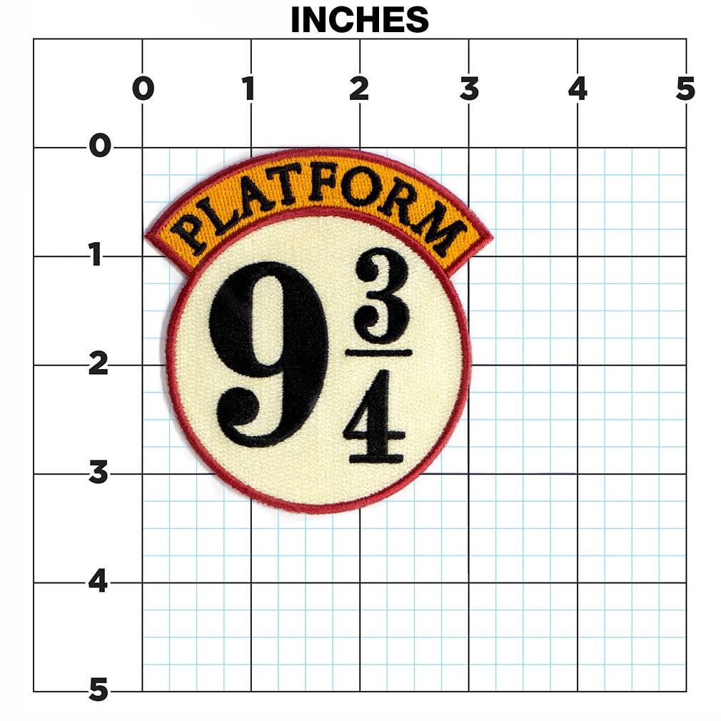 Harry Potter Nine and Three Quarters Iron On Patch