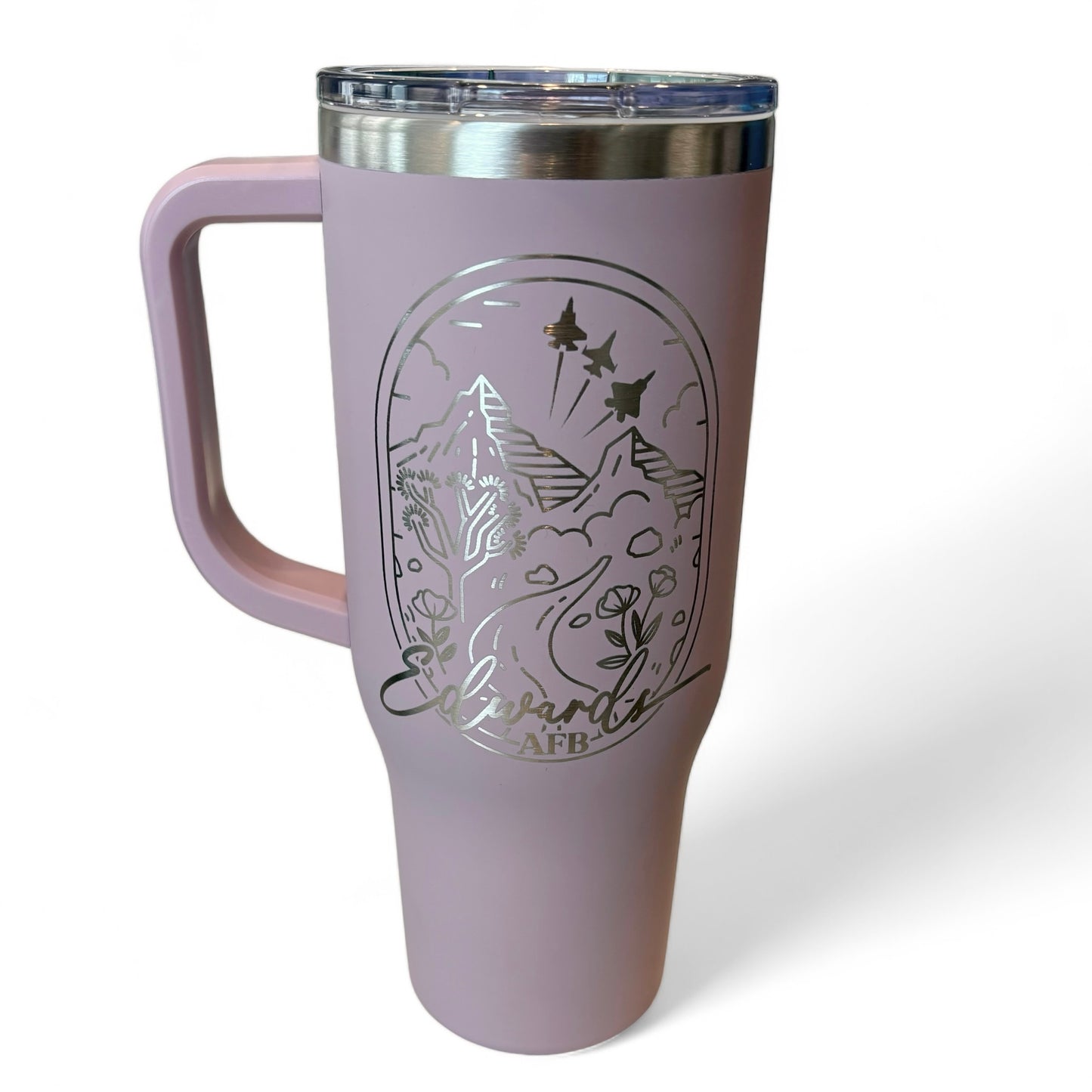 Edwards Boho Landscape Engraved Car Cup