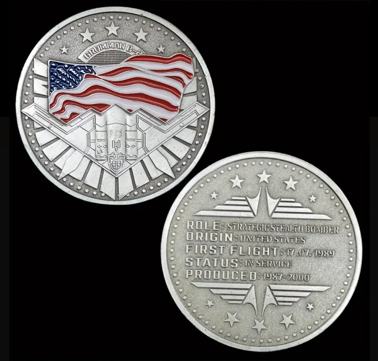 B-2 Spirit Challenge Coin