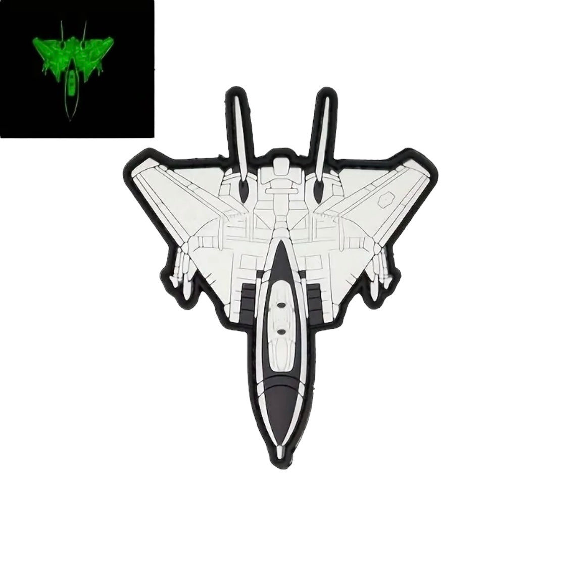 F-15 Eagle PVC Patch with Hook and Loop Backing