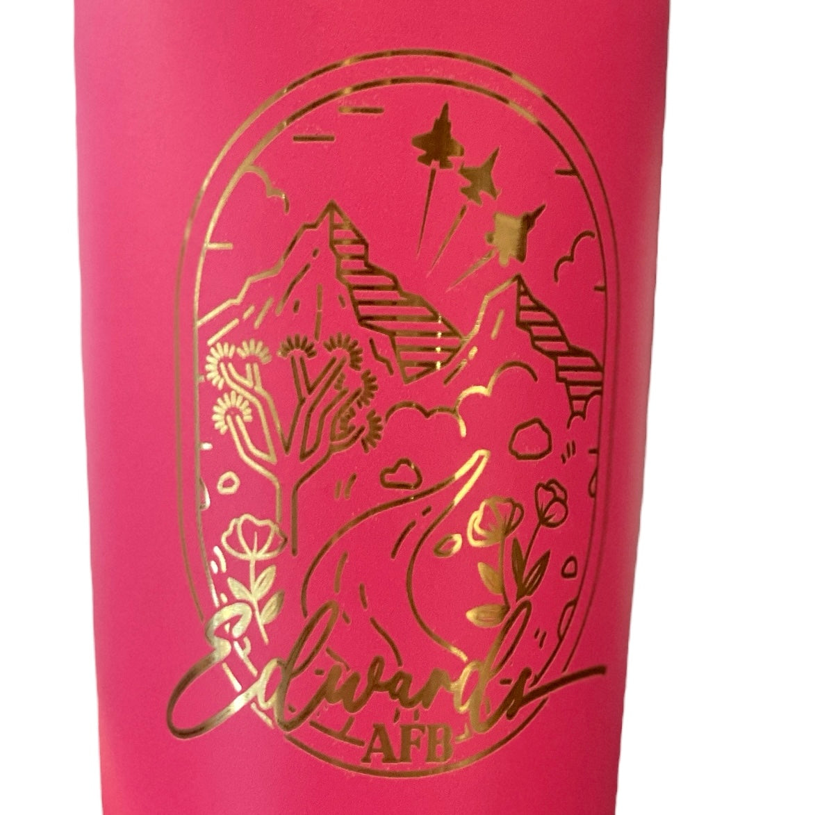 Edwards Boho Landscape Engraved Travel Mug