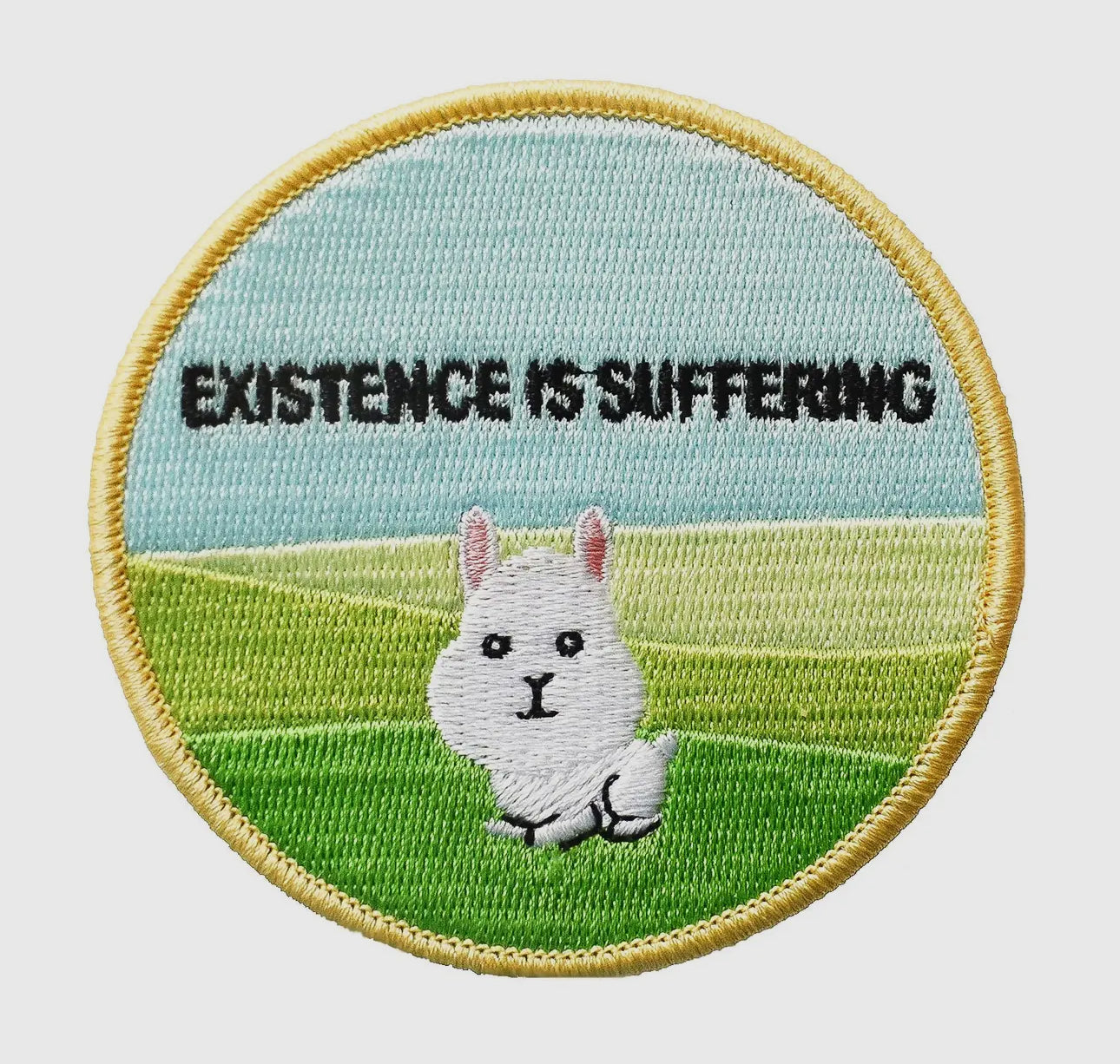 Existence is Suffering (Hook & Loop) Embroidered Patch