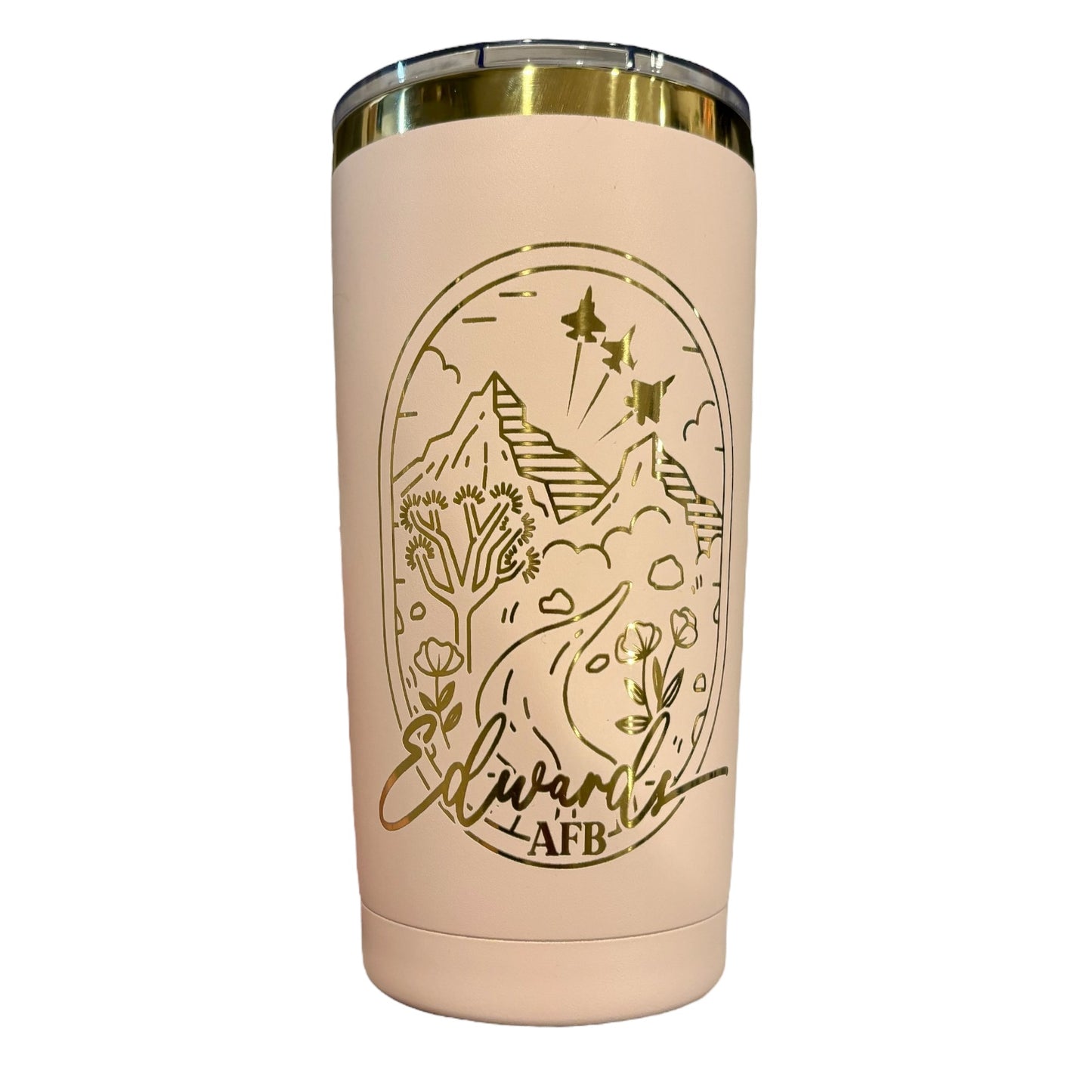 Edwards Boho Landscape Engraved Travel Mug