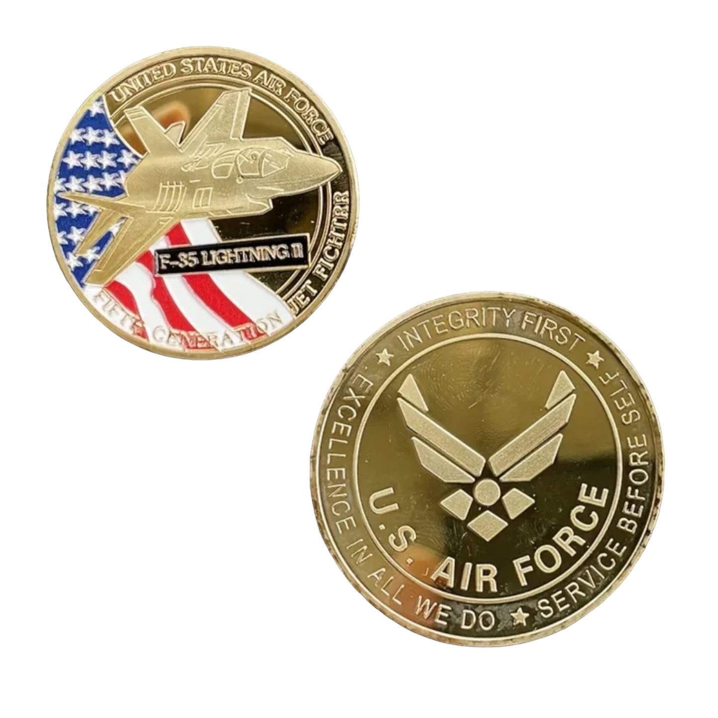 F-35 Lightning Round Challenge Coin