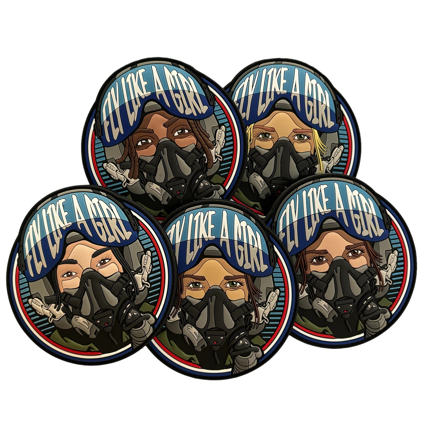 Fly Like A Girl PVC Patch