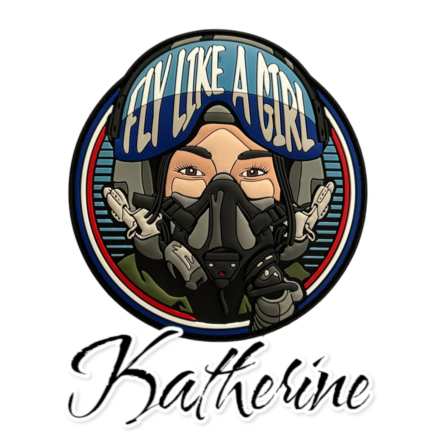 Fly Like A Girl PVC Patch