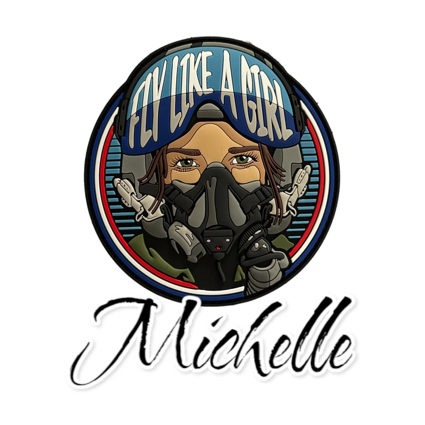 Fly Like A Girl PVC Patch