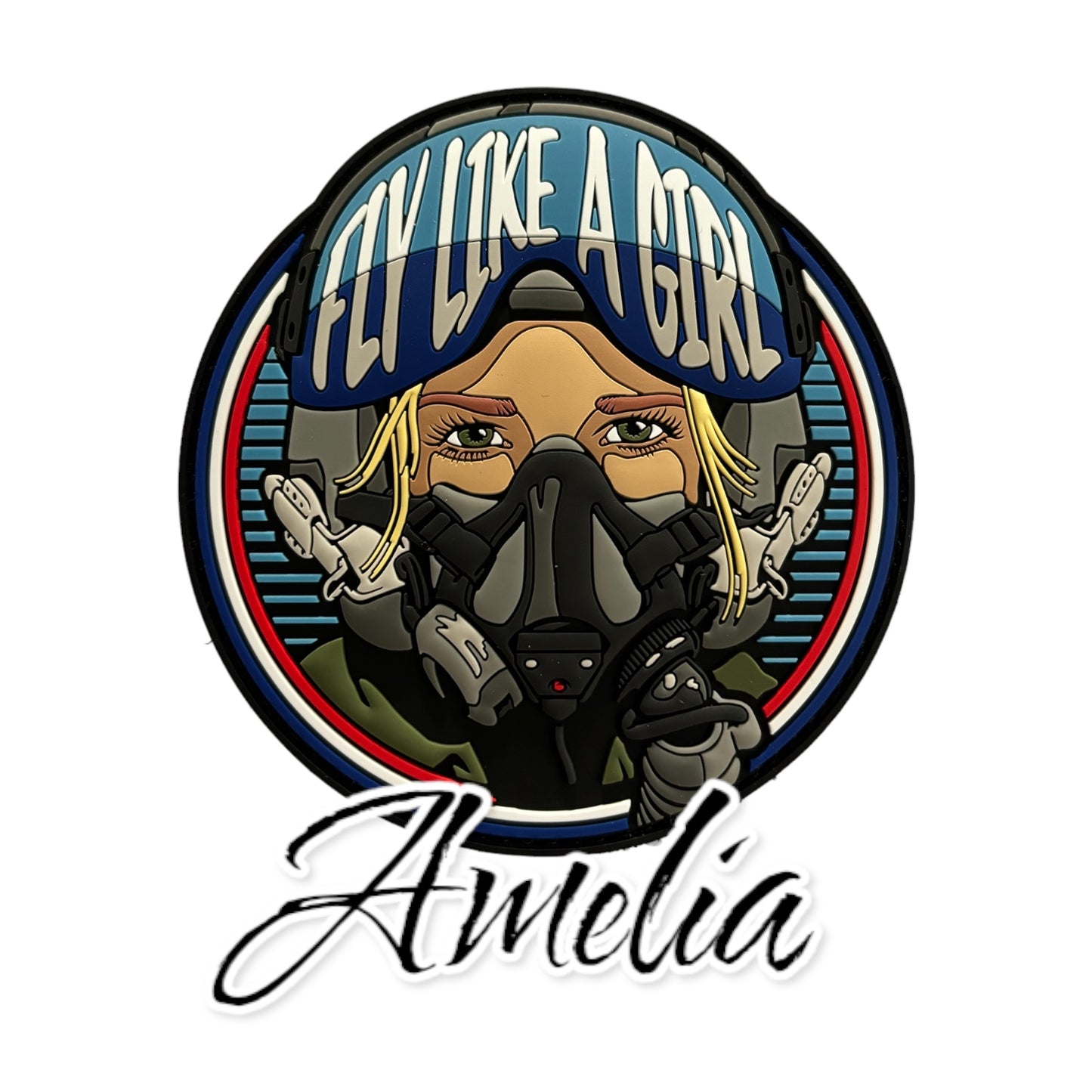 Fly Like A Girl PVC Patch