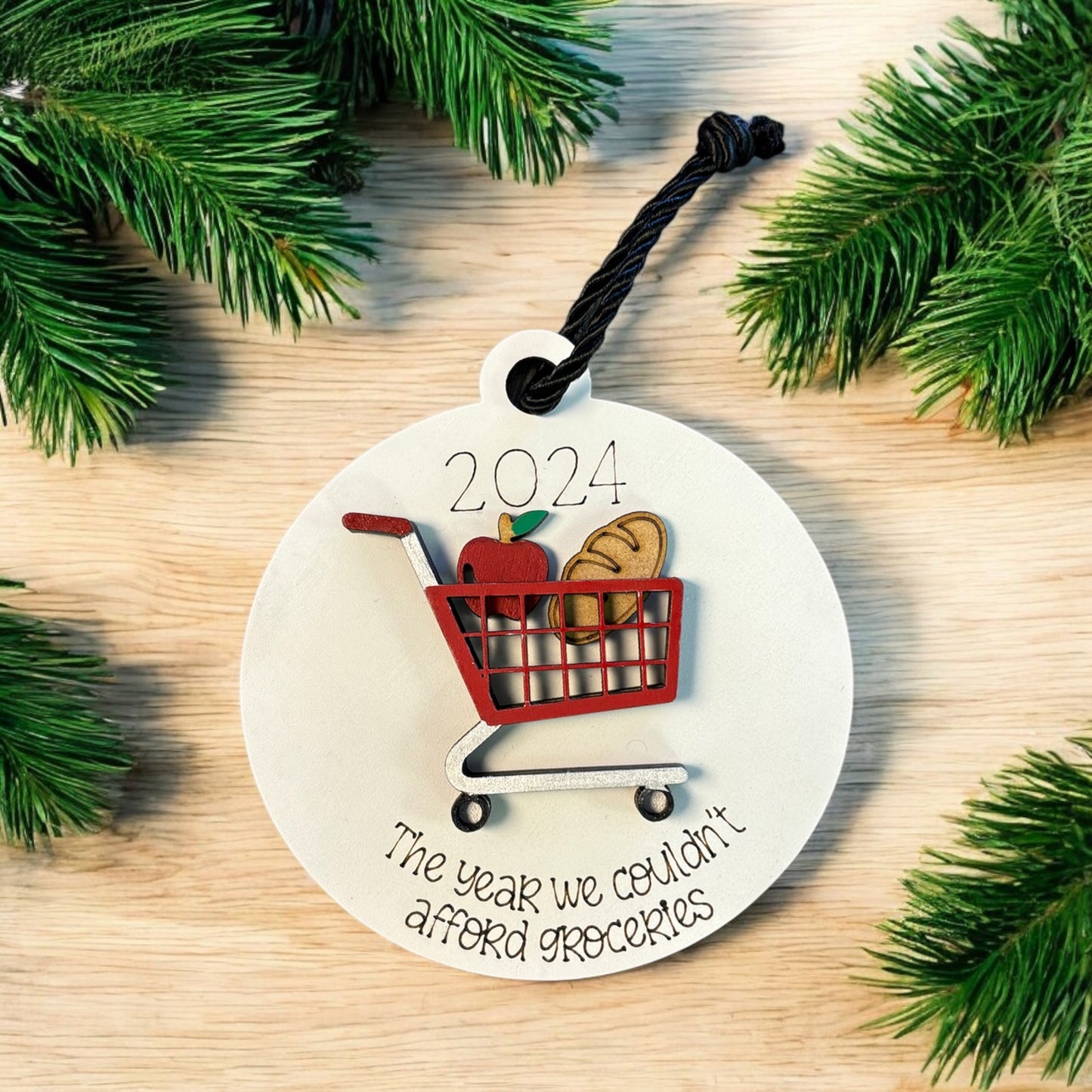 The Year We Couldn’t Afford Groceries Ornament