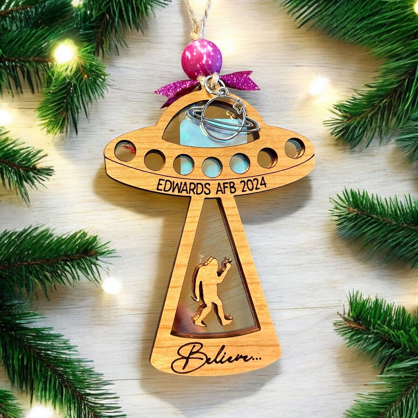Bigfoot Believe Ornament