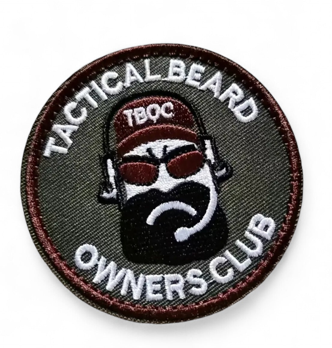 Tactical Beard Owners Club Hook and Loop Patch