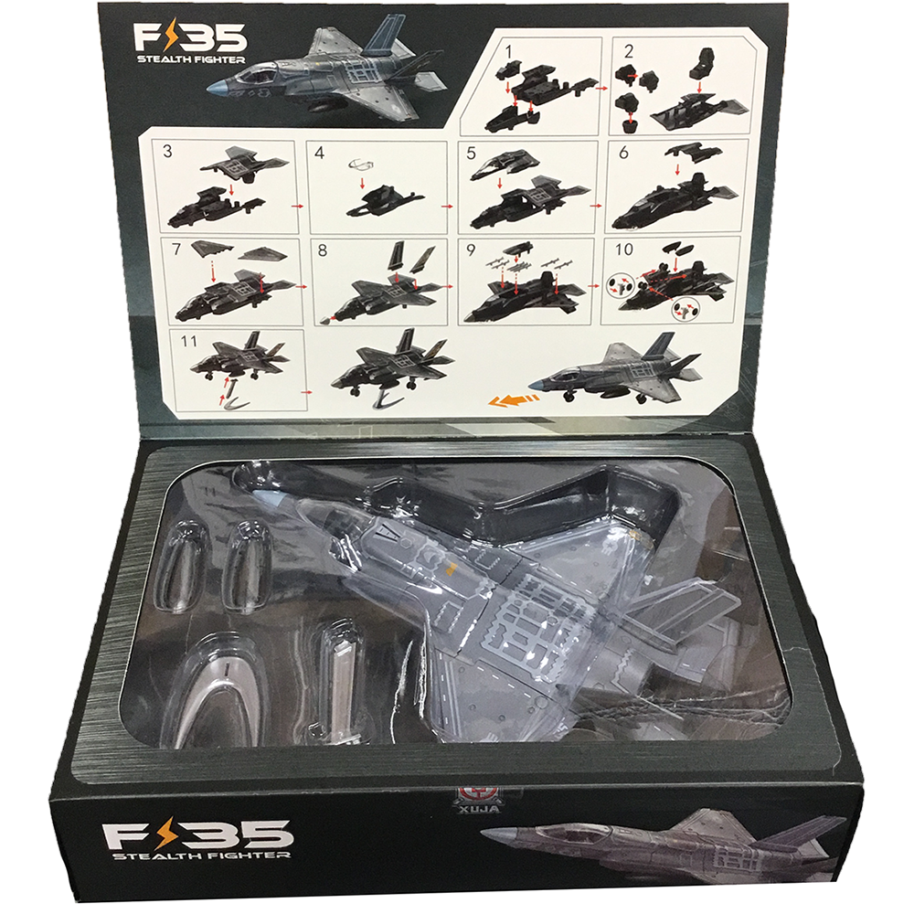 F-35 Fighter Jet Building Block Set (1:72 Scale)