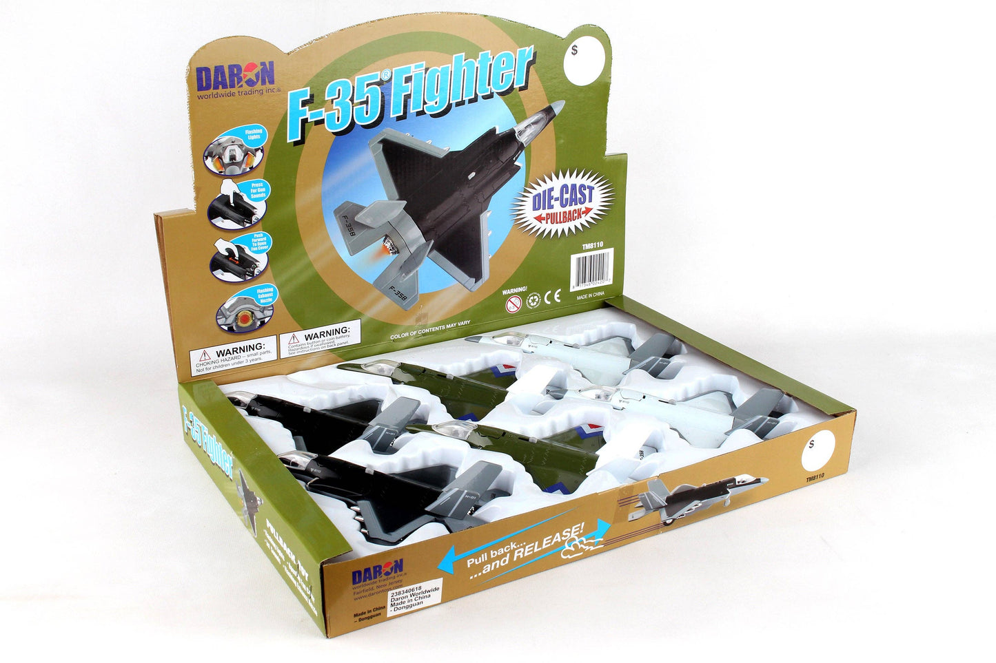 F-35 Lightning Pullback Toy with Lights and Sounds