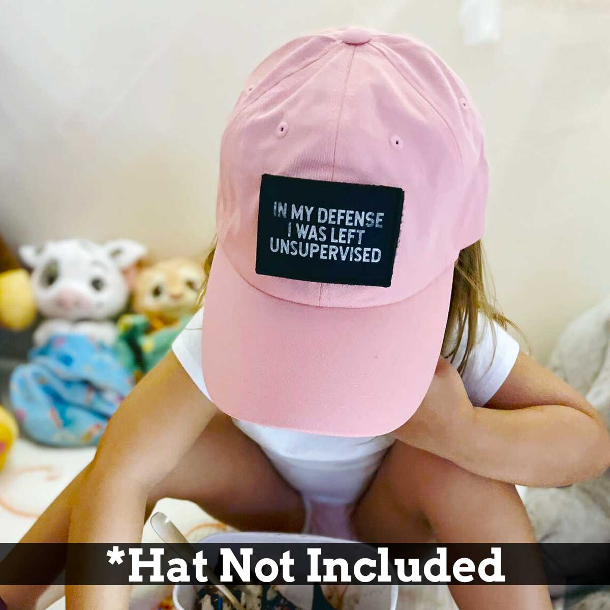 I Was Left Unsupervised - Patch with Hook and Loop Backing