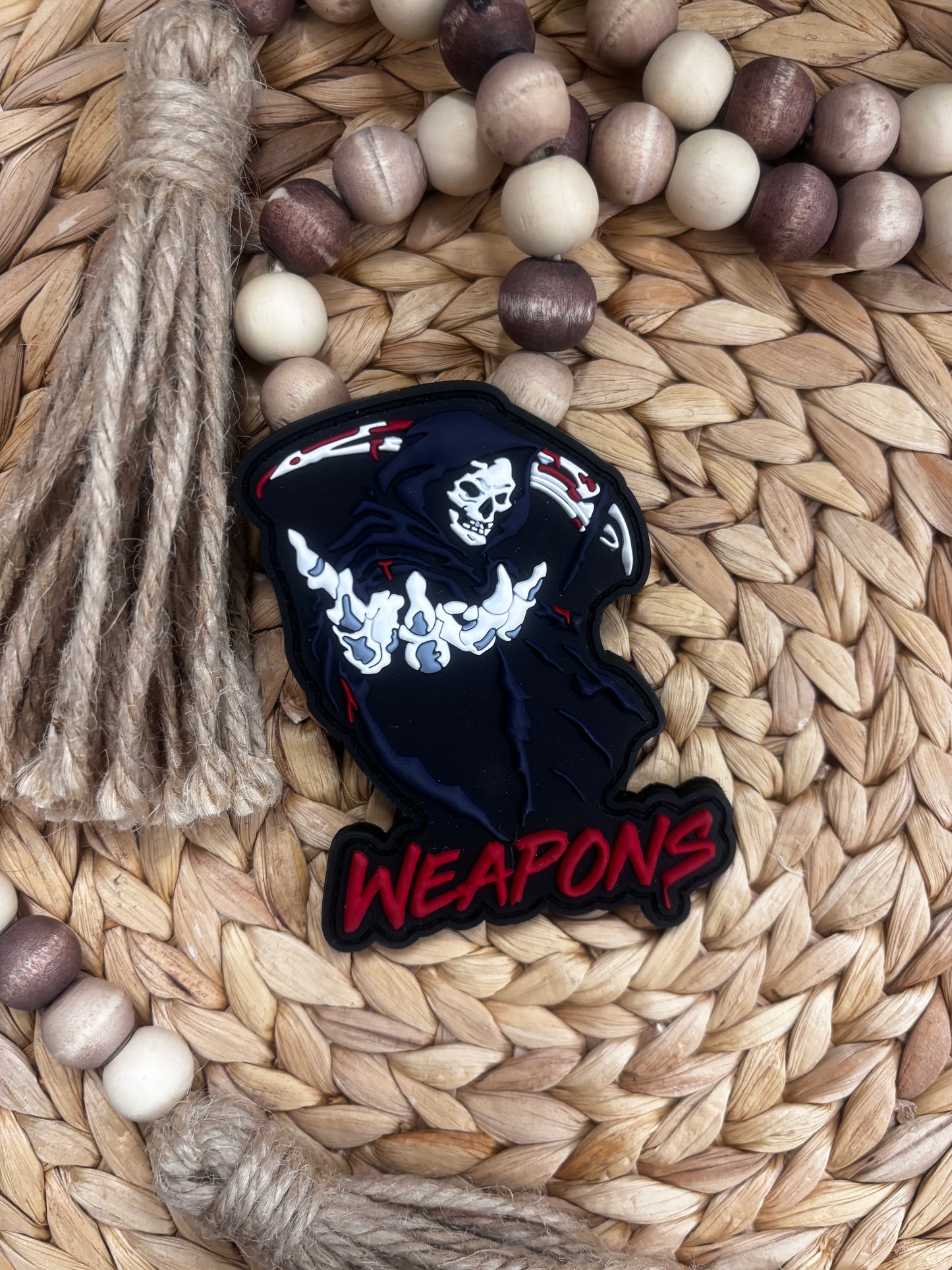 Weapons novelty PVC patch