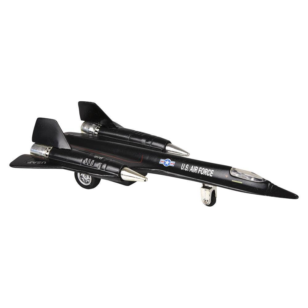 SR-71 Blackbird 8" Die-Cast Pull Back Toy