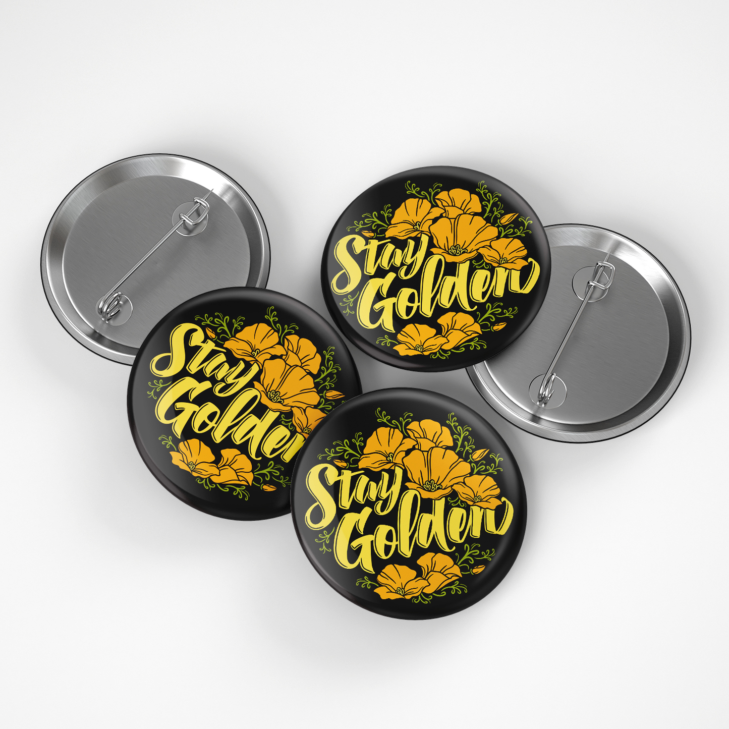 Stay Golden Button