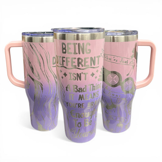 Being Different Luna Engraved Car Cup