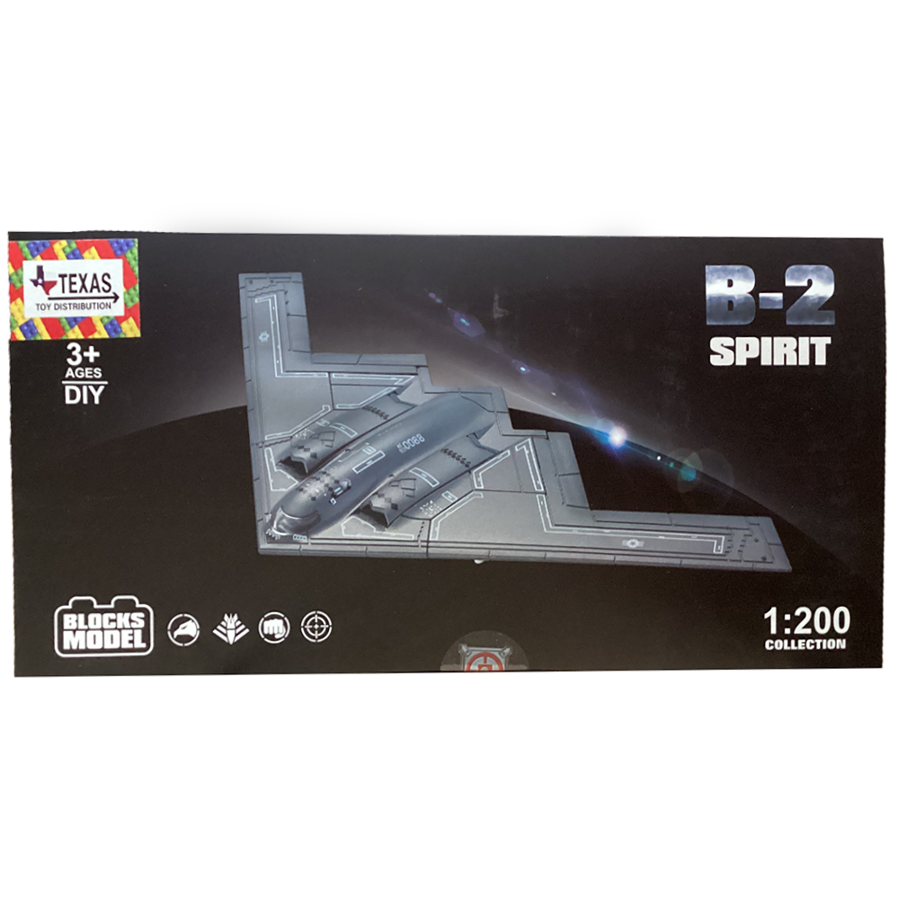 B-2 Spirit Pull-Back Brick Kit (1:200 Scale)