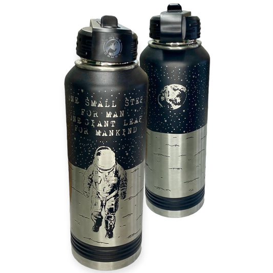 Moon Man Water Bottle