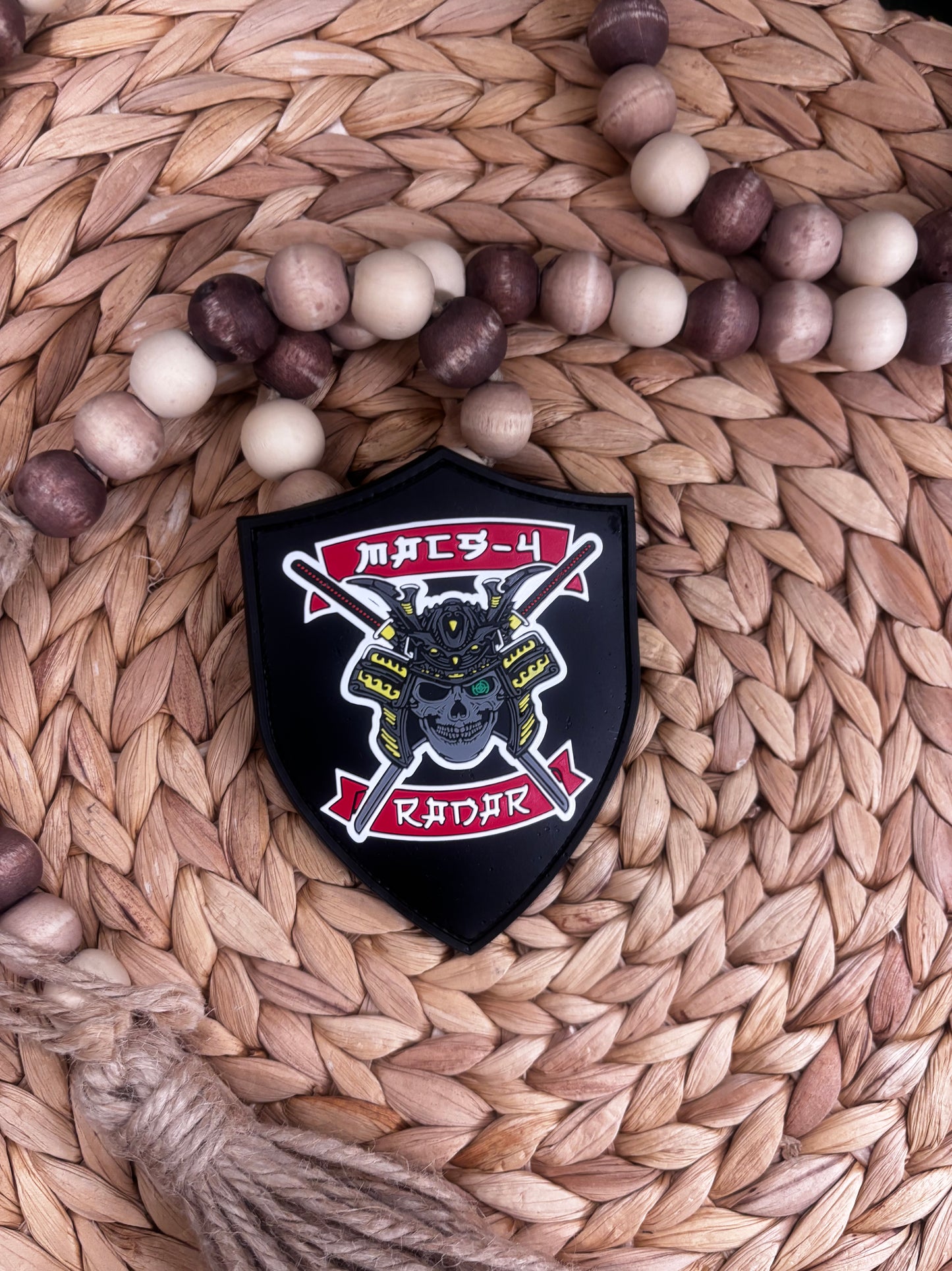 Radar Samurai Tactical PVC Patch – Hook & Loop Back