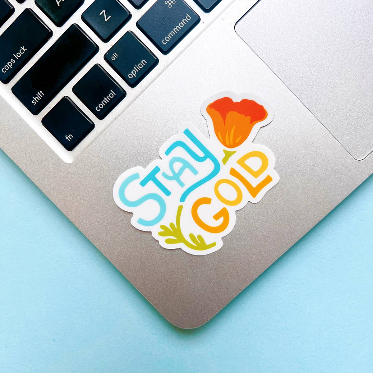 Stay Gold California Poppy Sticker