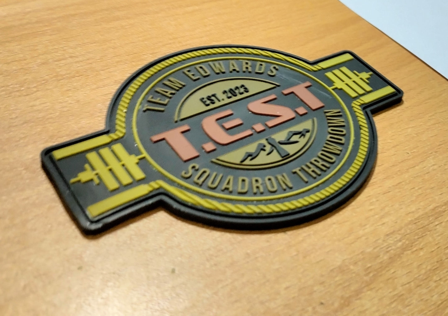 TEST Fitness Challenge PVC patch