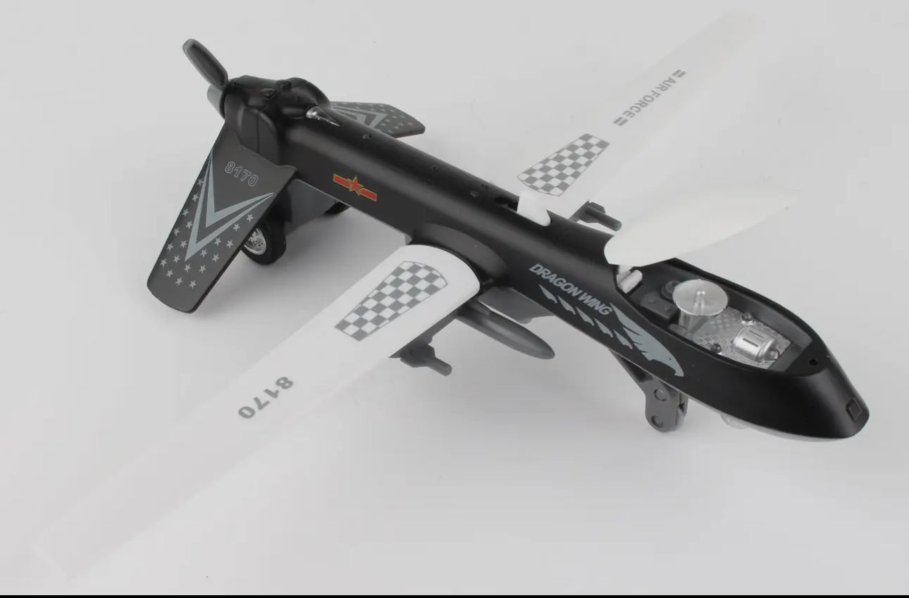 Predator Drone Pullback Toy