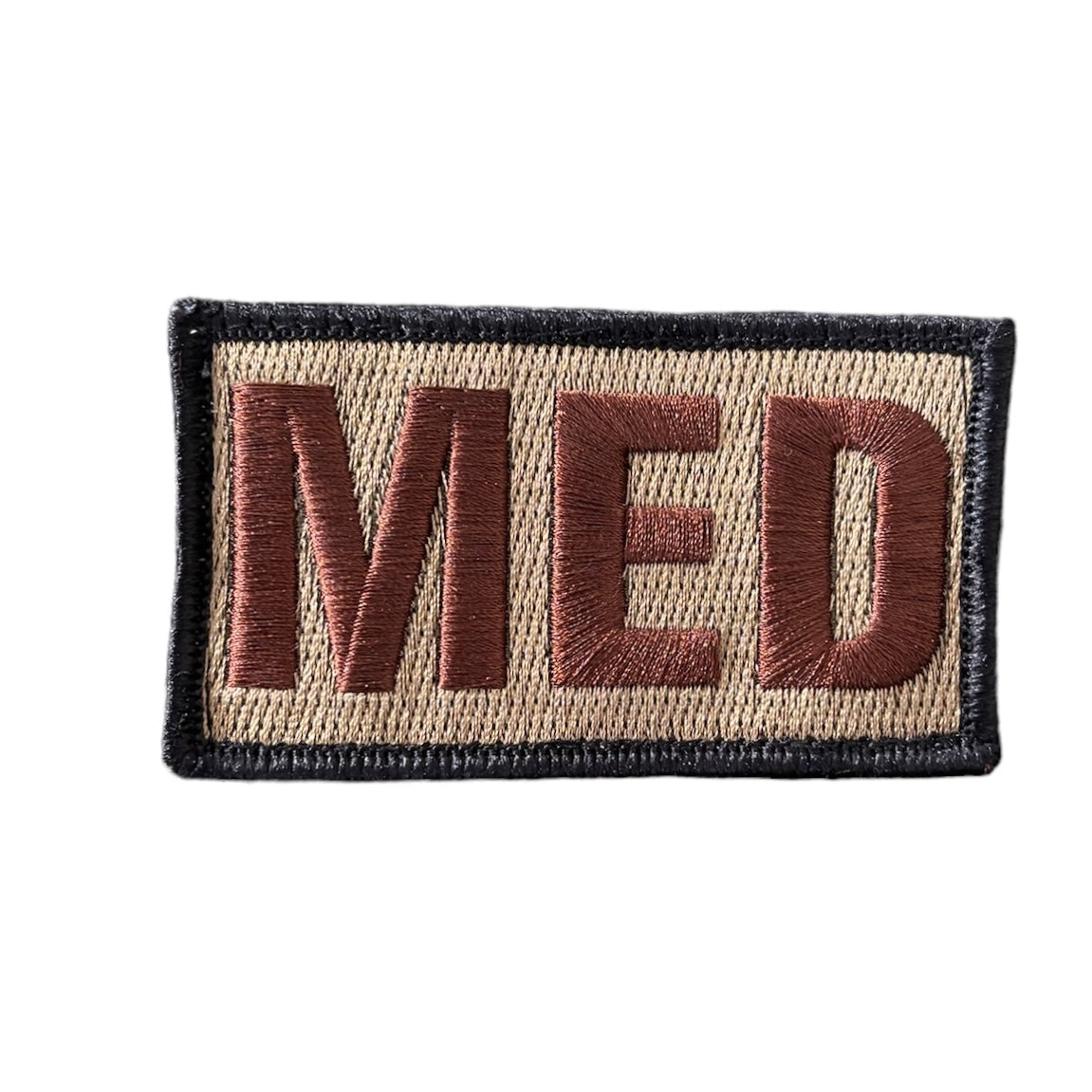 MED Black Border Duty Identifier Patch – Thread and Steel