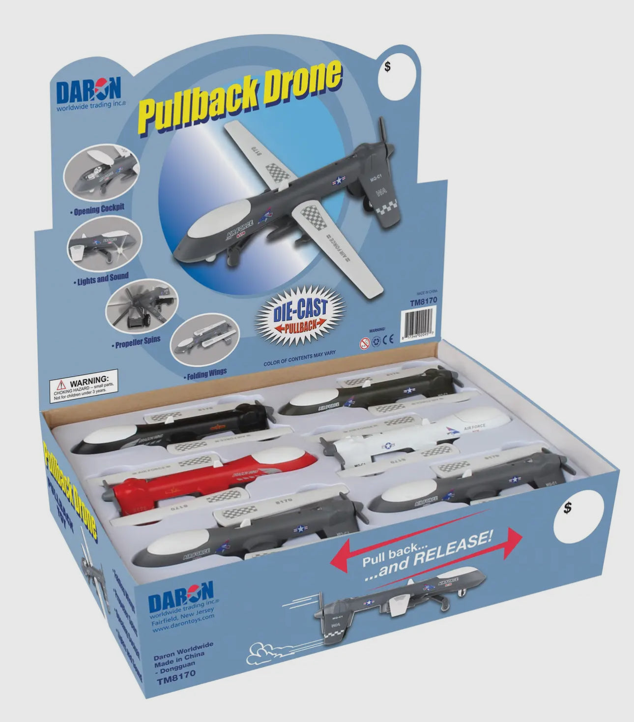 Predator Drone Pullback Toy