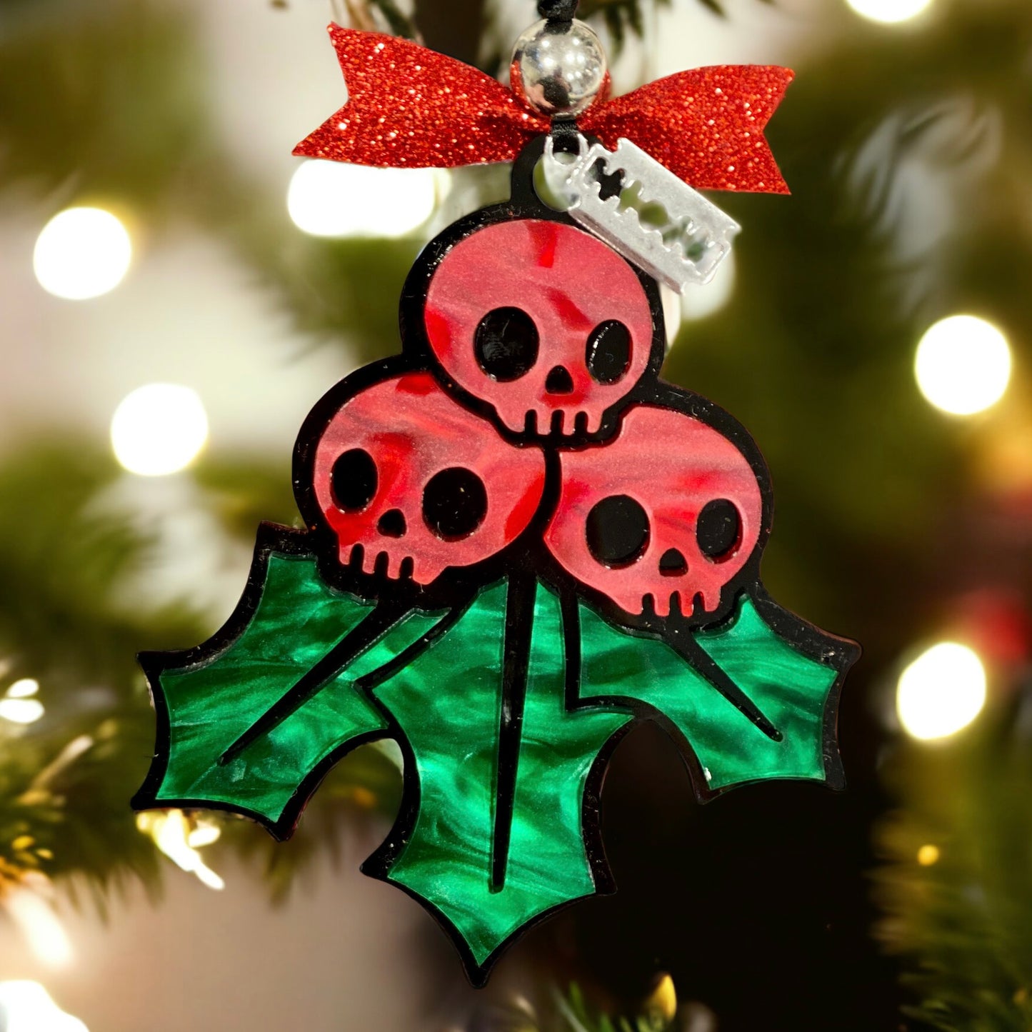 Dead Inside But Festive AF Ornament