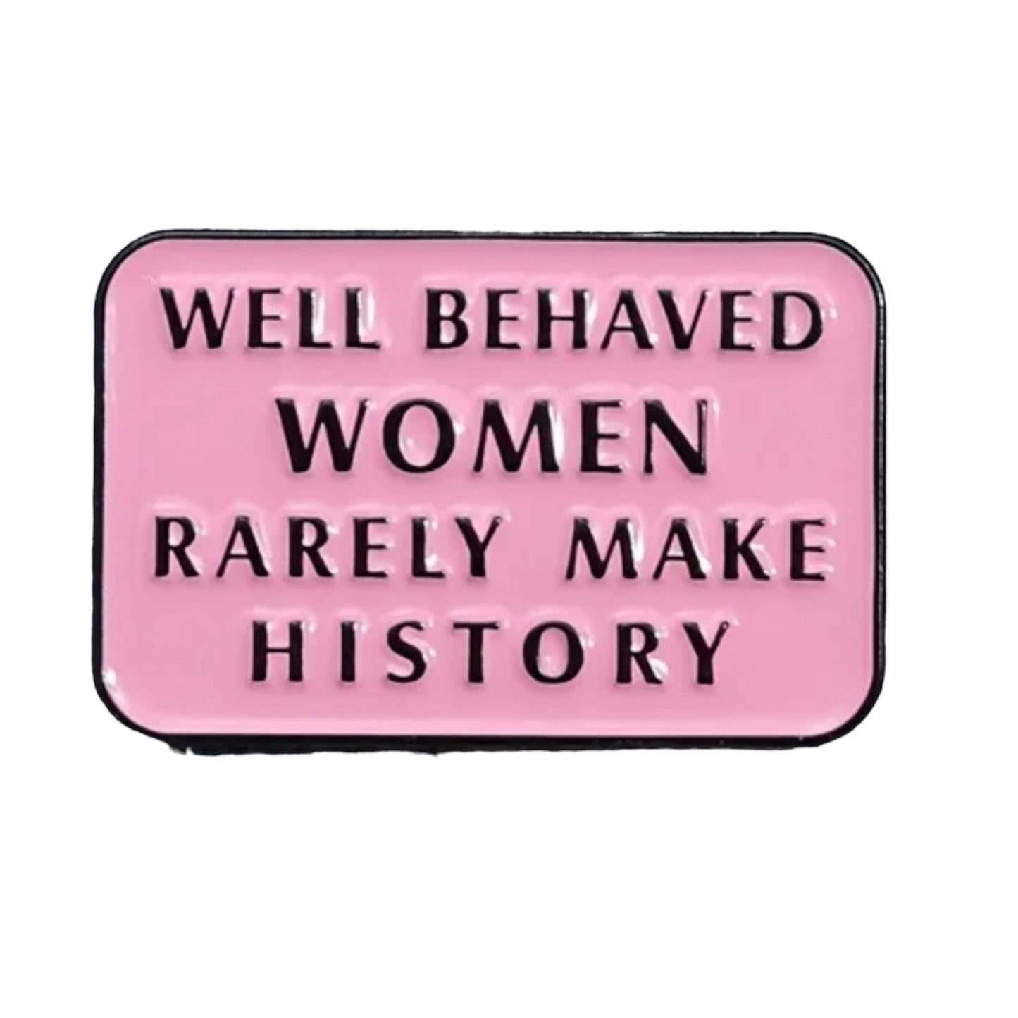 Make History Enamel Lapel Pin