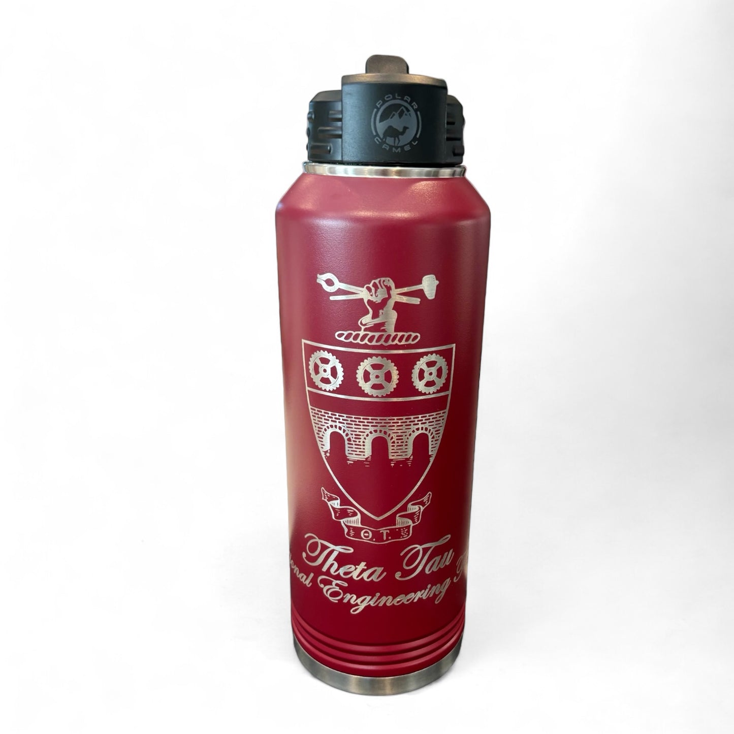 Theta Tau Engraved 40oz Water Bottle