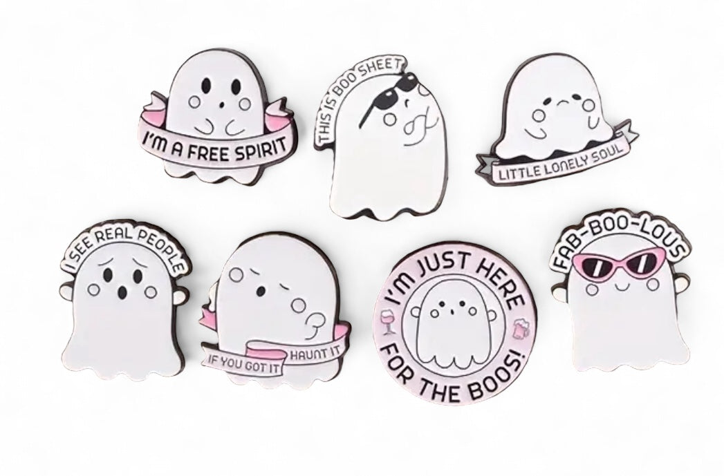 Assorted Ghostie Enamel Lapel Pin