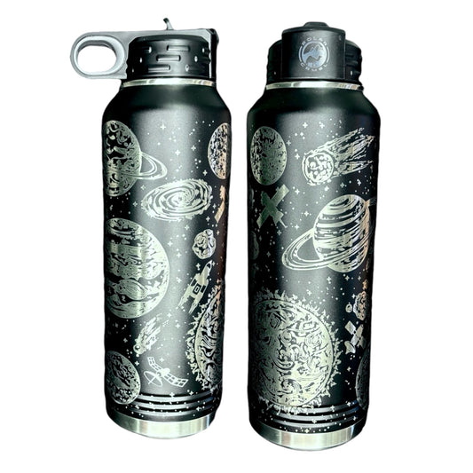 I Need Some SPACE Stainless Engraved Water Bottle