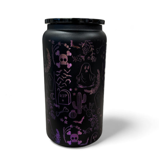 Spooky Season 16oz Can Tumbler