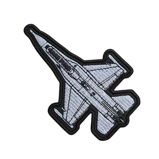 F-16 Fighting Falcon Top View Hook and Loop Patch