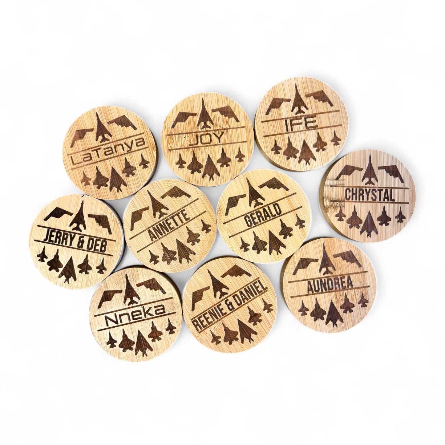 Personalized Bamboo Bottle Opener Magnet