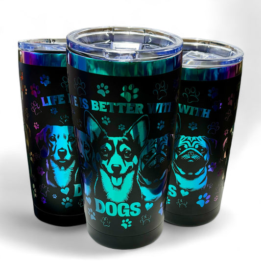 Life Is Better With Dogs Travel Mug