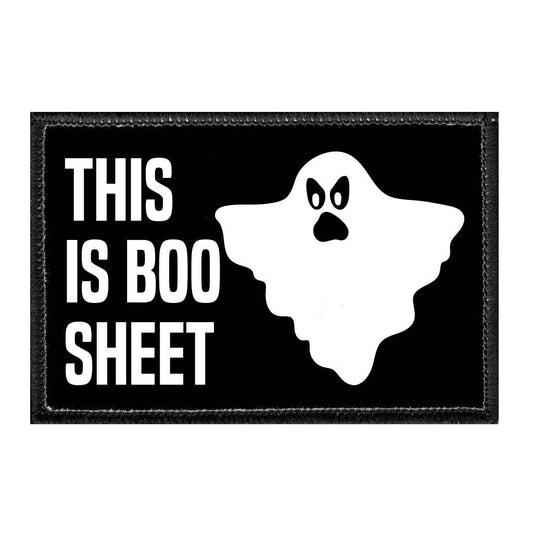 This Is Boo Sheet Patch with Hook and Loop Backing