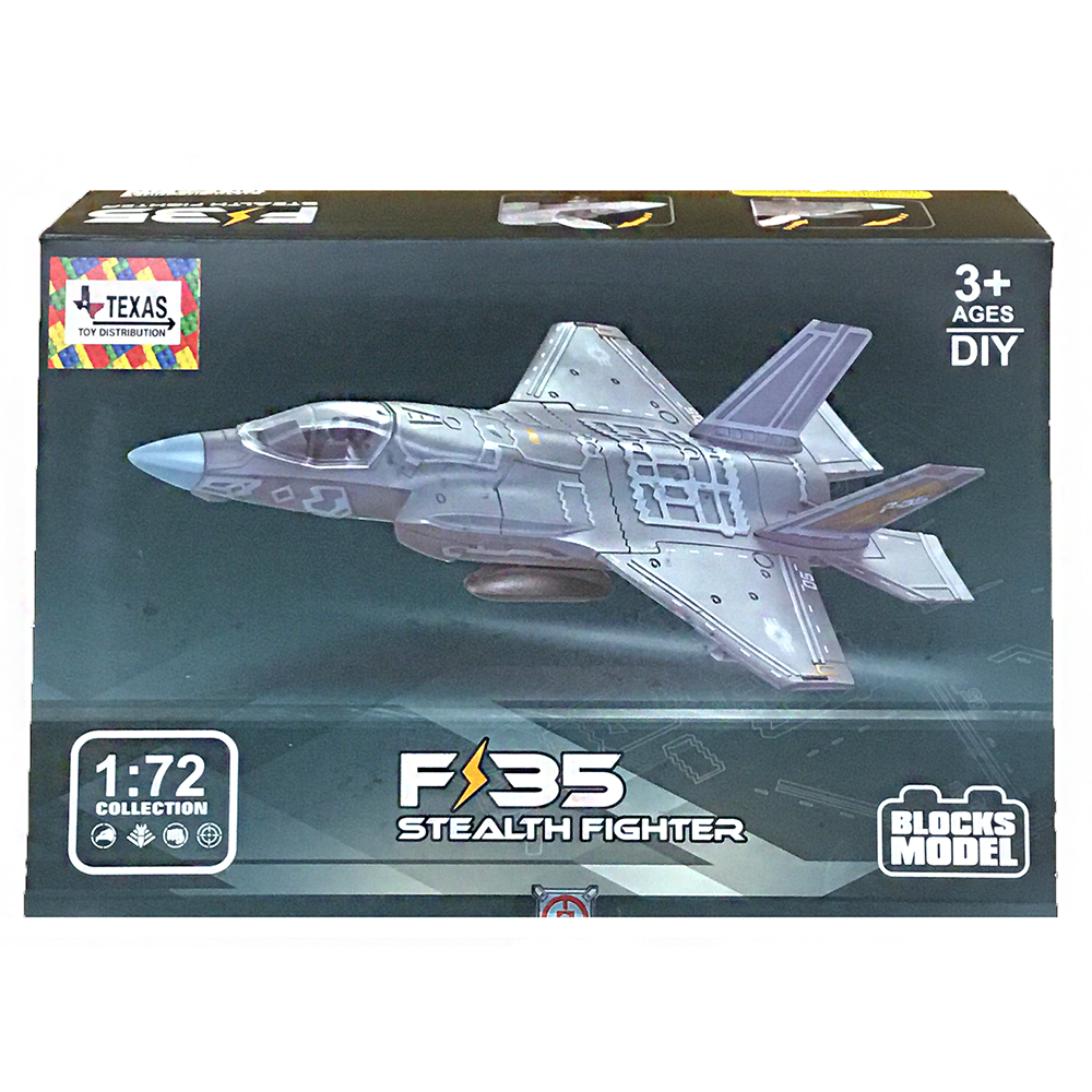 F-35 Fighter Jet Building Block Set (1:72 Scale)